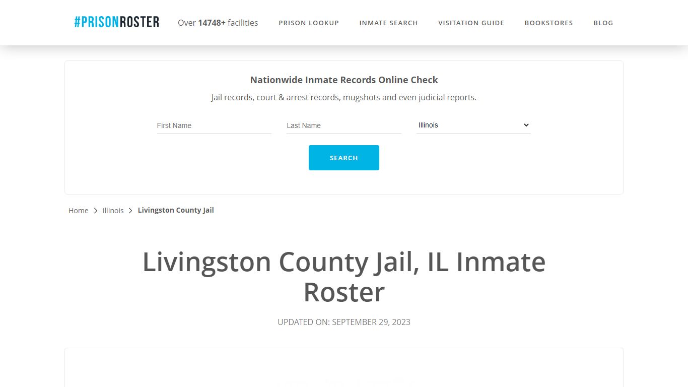 Livingston County Jail, IL Inmate Roster - Prisonroster